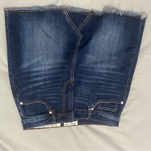 Dark Blue Denim Skirt